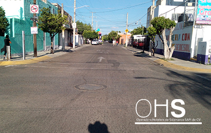 Calle Santa Sierra Mapini ANTES