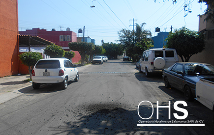 Calle Sierra de Tepehuanes ANTES